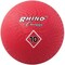 Champion 10" Playground Ball – Red Rubber Kickball for Kids, School Gym & Outdoor Play
